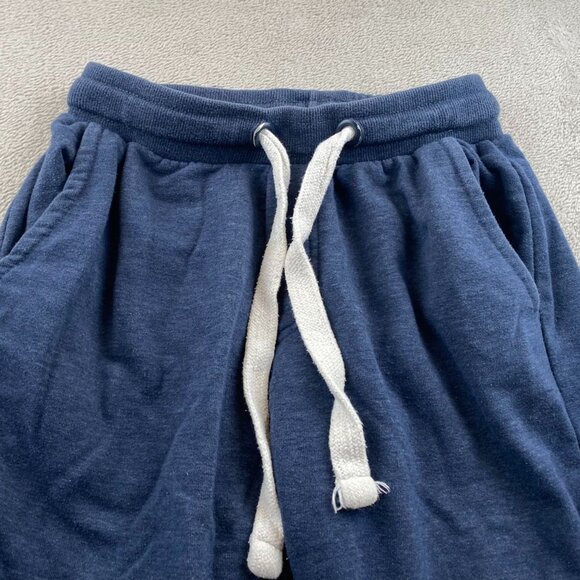 Puma Mens Sweatpants Small Tapered Leg Drawstring Activewear Casual Blue Classic - Picture 7 of 9